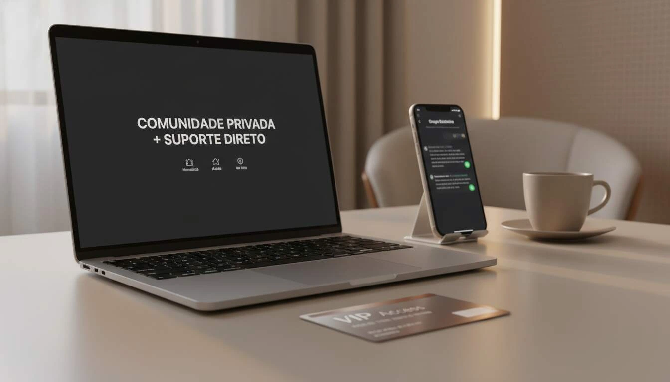 Comunidade Privada + Suporte Direto